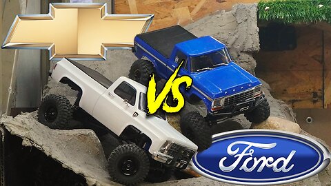 The ULTIMATE TRX4M Battle! FORD VS CHEVY!