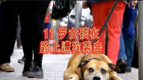 11 岁女孩在路上遭狗袭击