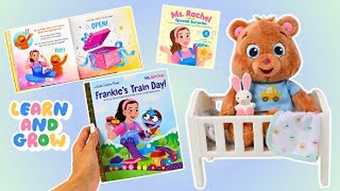 Bean's Evening Routine with Ms. Rachel's Story Time Book!