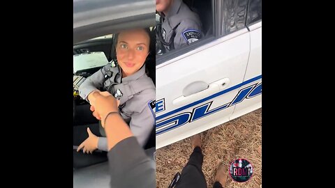 Driver Turns Routine Traffic Stop Into Full-On Flirting Session With Stunning Female Officer 😭💍
