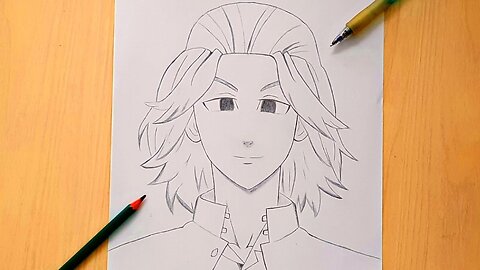 How to Draw Sano Manjiro [Mikey] from Tokyo Revengers ｜ easy step by step