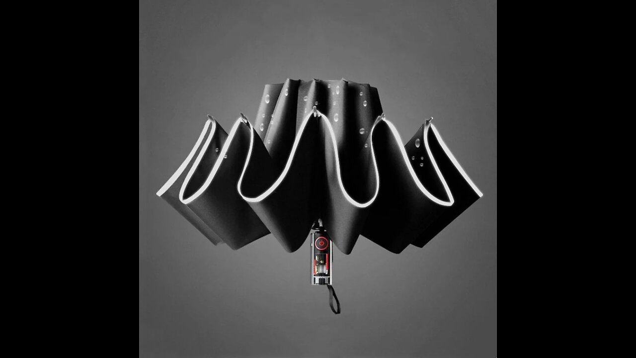 Super-Thick Fully Automatic Reverse Sun And Rain Folding Umbrella