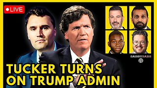 TUCKER CARLSON TURNS, JIMMY KIMMEL FIRED, KASH PATEL GRILLED, TREY REED HANGING, OMAR ZAHZAH JOINS