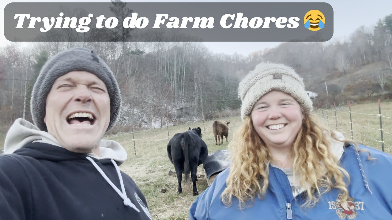 Evening Farm Chores… Always an Adventure