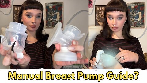 How to Use a Manual Breast Pump | Simple Step-by-Step Guide for New Moms #breastfeeding #breastpump