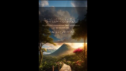 (المال والبنون زینت الحیاۃ الدنیا) Surath Kahaf #newvideo #viral #trending