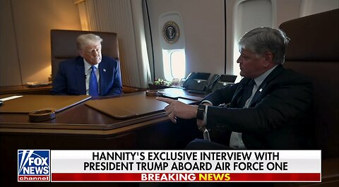Hannity’s FULL Interview Witt President Trump on Air Force One [May 13, 2025]