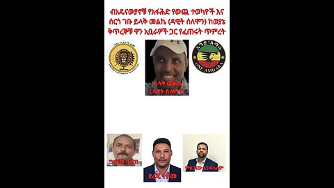 ብአዴናውያኖቹ የአፋሕድ የውጪ ተወካዮች እና ሰርጎ ገቡ ይላቅ መልኬ (ዳዊት ሰለሞን) ከወያኔ ቅጥረኞቹ ዋን አቧራዎች ጋር የፈጠሩት ጥምረት