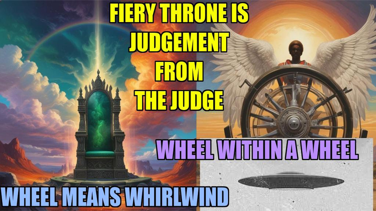 Daniel 7:9 The Wheels And The Fiery Throne Explained With Precepts And Pictures, Come & Buy For Free