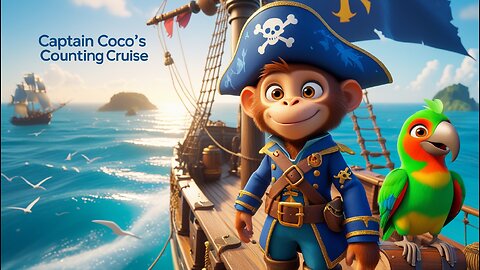 Captain Coco’s Counting Cruise 🦜🌴 | Lulla Lulla Land