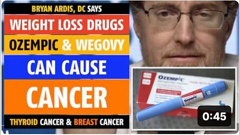 "'Bryan Ardis', DC Claims Ozempic and Other Weight Loss Drugs May Cause Cancer"