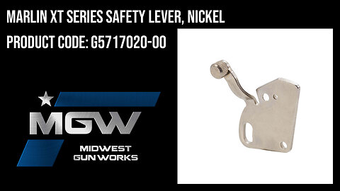 Marlin XT Series Safety Lever, Nickel - G5717020-00