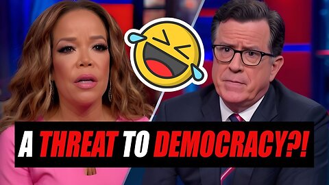 Stephen Colbert Cancellation is a THREAT to DEMOCRACY?!