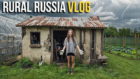 Ordinary Life in a SIBERIAN VILLAGE: New Chicken Coop, Storm, Hard Work & Big Plans🏡