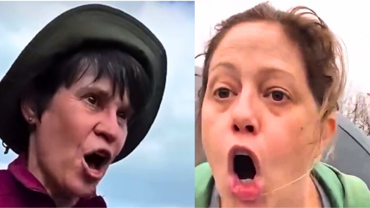UK vs USA Parking Lot KRAZY Karens