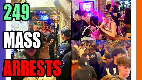 🔴LIVE: 249 Person Mass Arrest, DOJ Employee Charged, Trans Cheater Disqualified 🟠⚪🟣