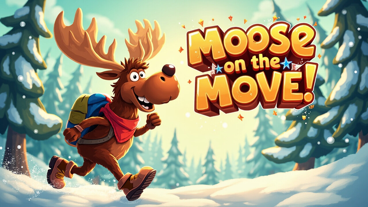 Moose on the Move 🫎 | Motivational Kids Song About Never Giving Up!