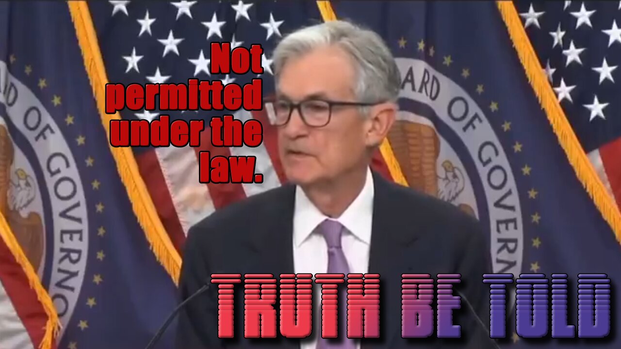 Truth Be Told - Not Permitted Under the Law