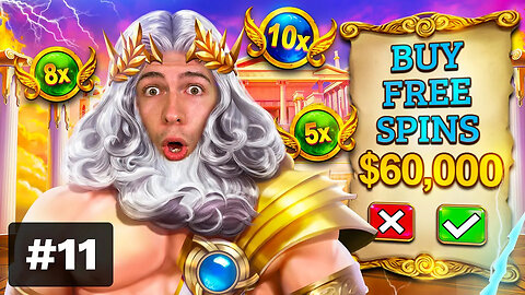 $60,000 Bonus Buy on GATES OF OLYMPUS ⚡ (60K Bonus Buy Series #11)