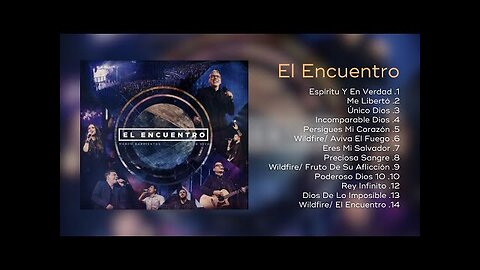 Marco Barrientos - El Encuentro En Vivo - Álbum Completo.