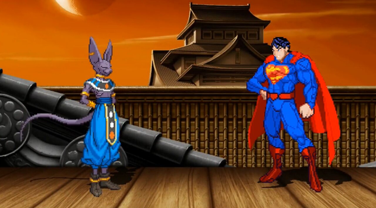 BEERUS vs SUPERMAN - (Hardest AI)