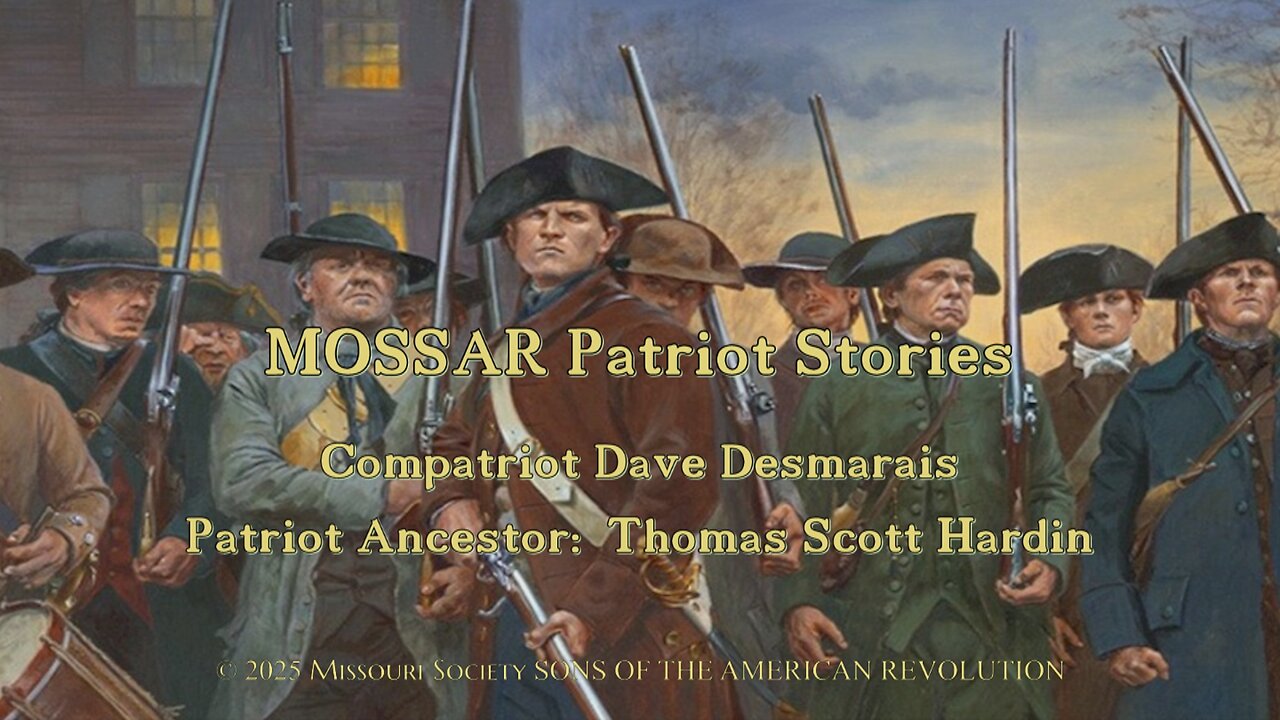 MOSSAR Patriot Stories - Patriot Thomas Scott Hardin