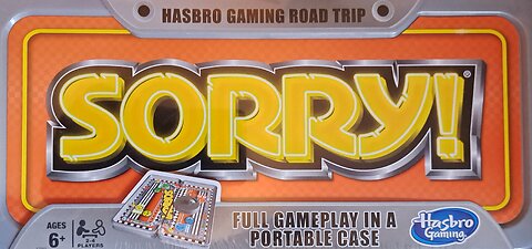 Hasbro Gaming Road Trip Sorry Board Game (2017, Hasbro) -- What's Inside