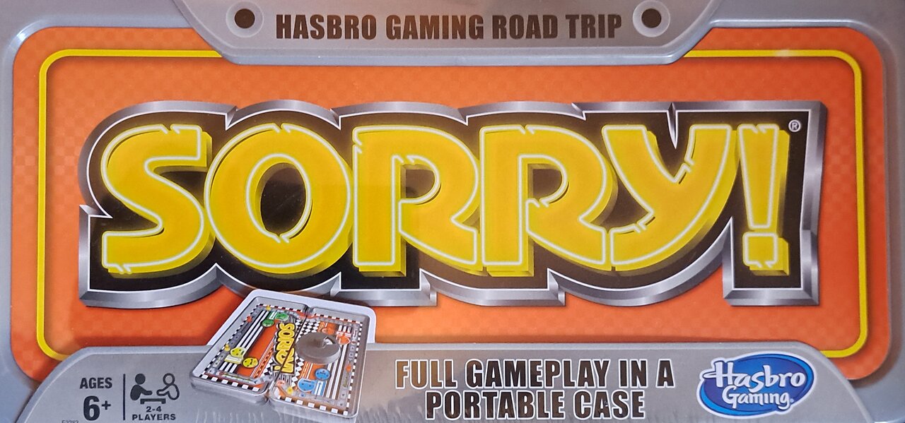 Hasbro Gaming Road Trip Sorry Board Game (2017, Hasbro) -- What's Inside