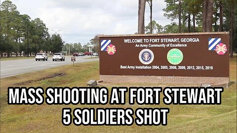 🚨 LIVE: MASS SHOOTING AT FORT STEWART 5 SOLDIERS SHOT