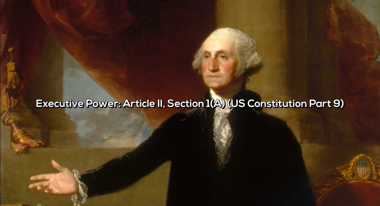 🎸 Executive Power: Article II, Section 1(A) (US Constitution Part 9) - Official Lyric Video 🎸
