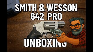 A budget Smith? Yes, the Smith & Wesson 642 pro series unboxing #wheelgunwednesday