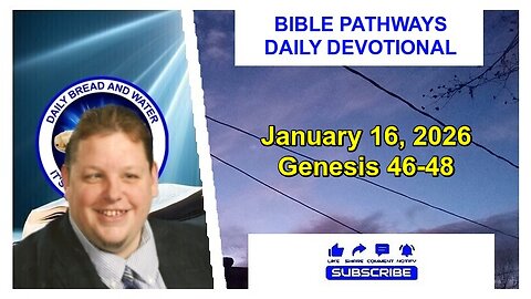 Bible Pathways Daily Devotional Jan 16, 2026