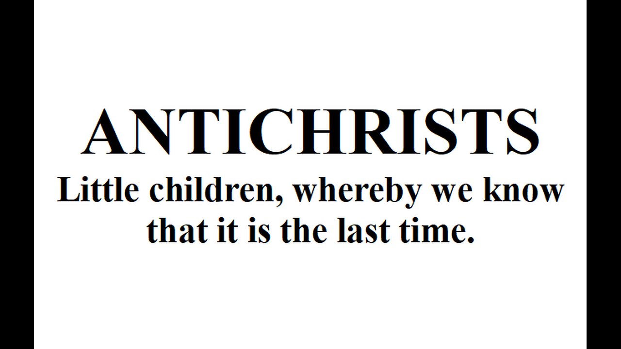 ANTICHRISTS