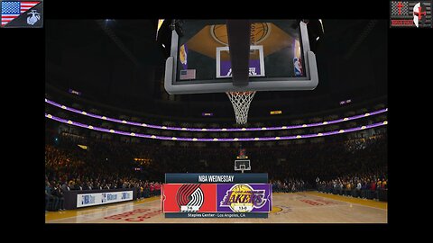 Basket Hoops 2025-2026: Game #14 [Los Angeles Lakers vs. Portland Trailblazers]