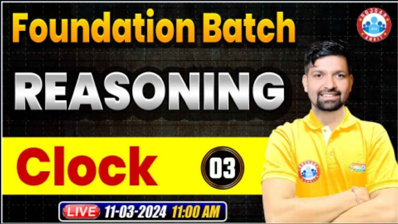 REASONING CLASS#14 CLOCK PART-3