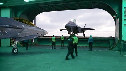 US Navy Moving Super Advanced Stealth F-35B Into Secure Hangar
