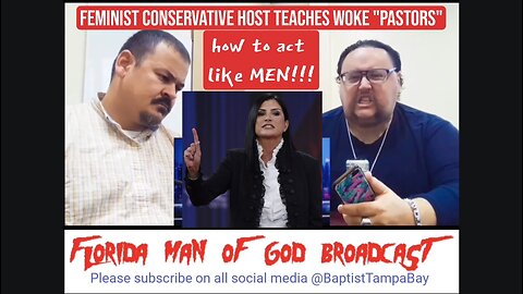 LEAVE WOKE CHURCH DIVERSITY CULTS! Dana Loesch-ing Out Over Charlie Kirk: FL MAN OF GOD BROADCAST 5