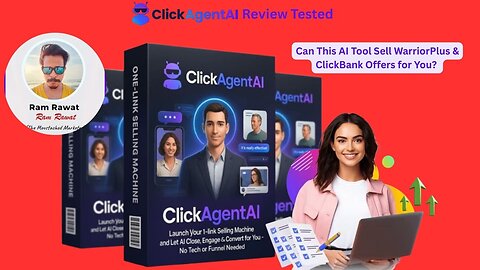 ClickAgent AI Review Tested: Can This AI Tool Sell WarriorPlus & ClickBank Offers for You?