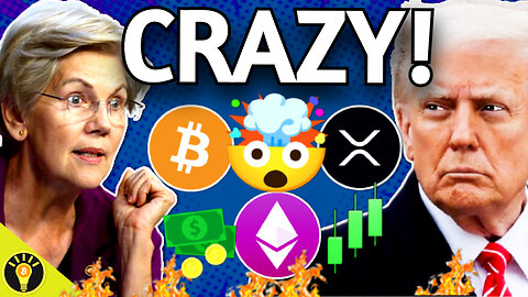 ELIZABETH WARREN ATTACKS TRUMP ON CRYPTO & BLOCKS STABLECOIN BILL! FED RATE CUT BITCOIN VOLATILITY!