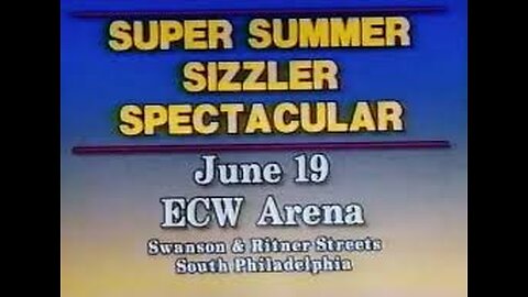 ECW Super Summer Sizzler Spectacular - Jun 19 1993 - ECW Arena, Philadelphia **VHS VERSION**