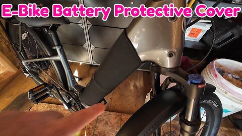 E-bike battery protective cover