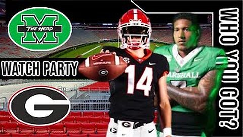 Marshall Thundering Herd vs Georgia Bulldogs | Live Play by Play | #sec 8-30-25 Game 🏈🔥