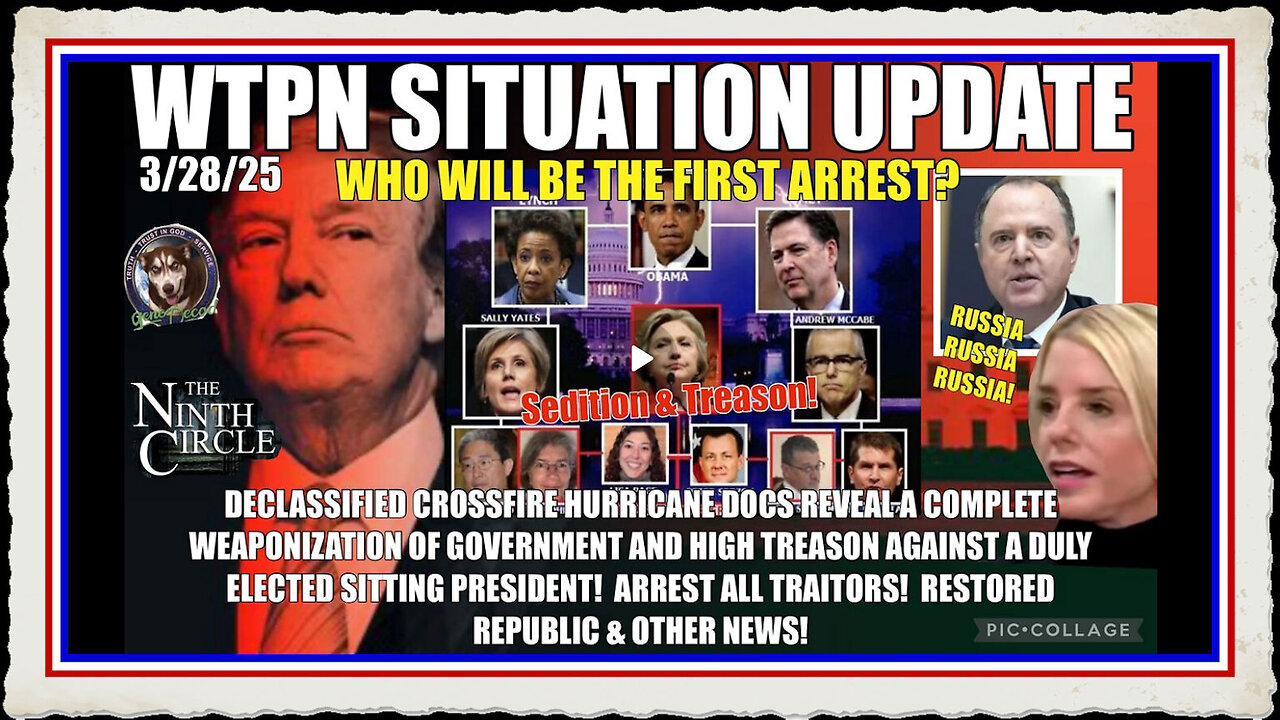 WTPN SIT UP DECLASS OF CROSSFIRE HURR., ARRESTS,GENE DECODE MORE.