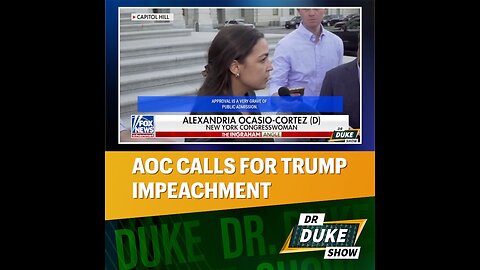 🤣 AOC Calls For Trump Impeachment