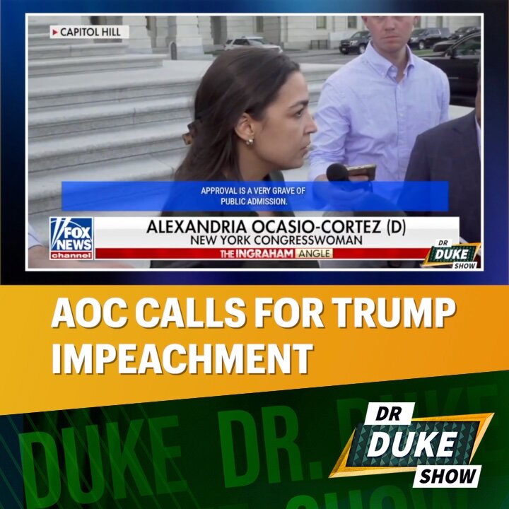 🤣 AOC Calls For Trump Impeachment