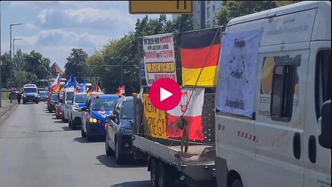 19.07.2025 - Friedens-Demo mit Autokorso in Pankow - Berlin