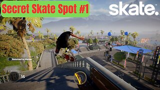 EA Skate. | Secret Skate Spot #1 | Tutorial Island | 4K