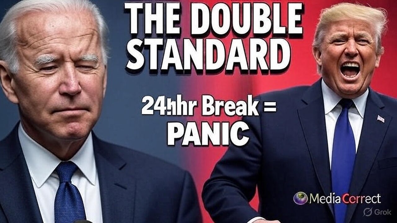 MEDIA'S ULTIMATE DOUBLE STANDARD: They Hid Biden's Diapers But Panic Over Trump's 24hrs
