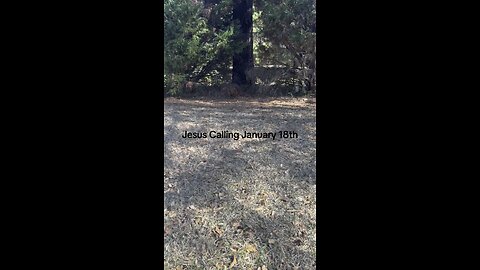 Jesus Calling January 18th