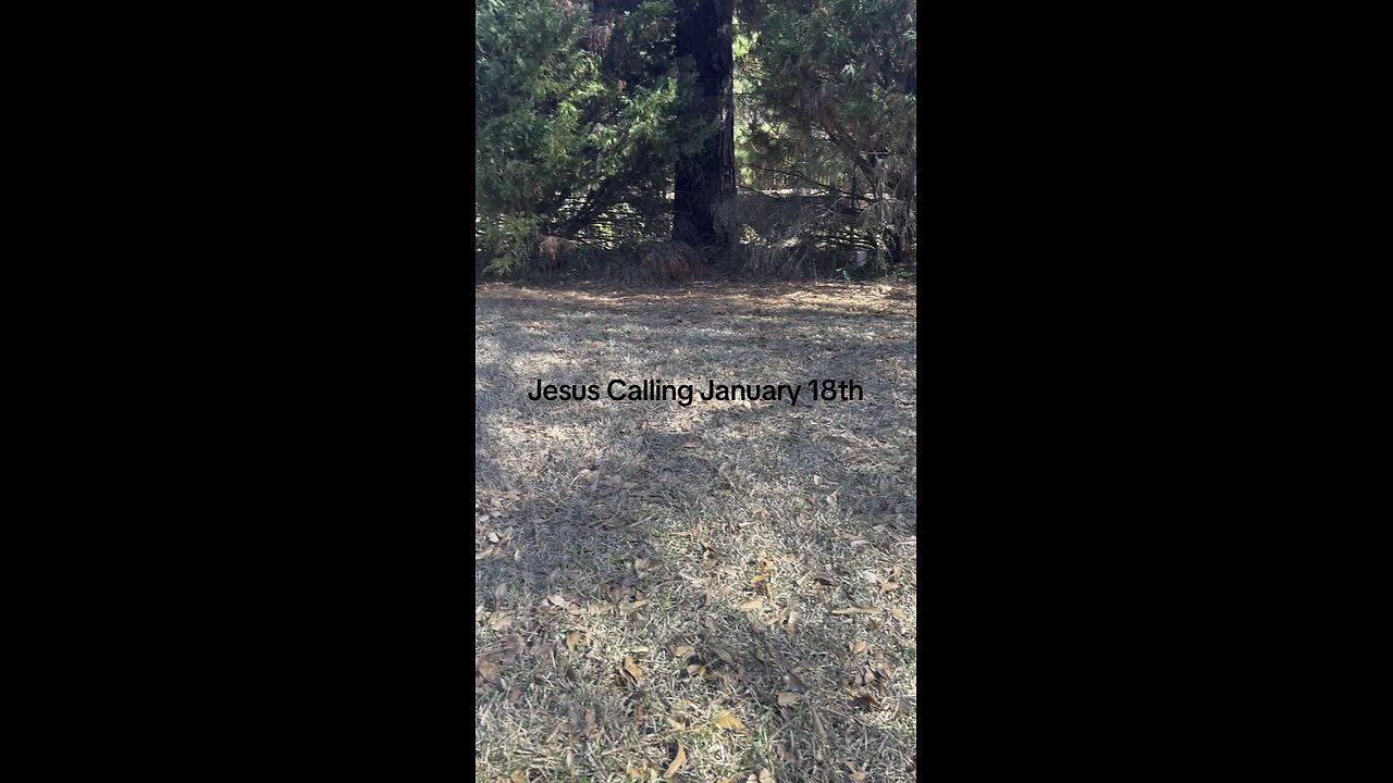 Jesus Calling January 18th